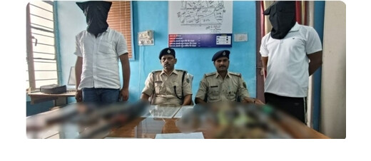 भोजपुर : पुलिस ने एके-47 समेत कई हथियार किए बरामद, दो गिरफ्तार